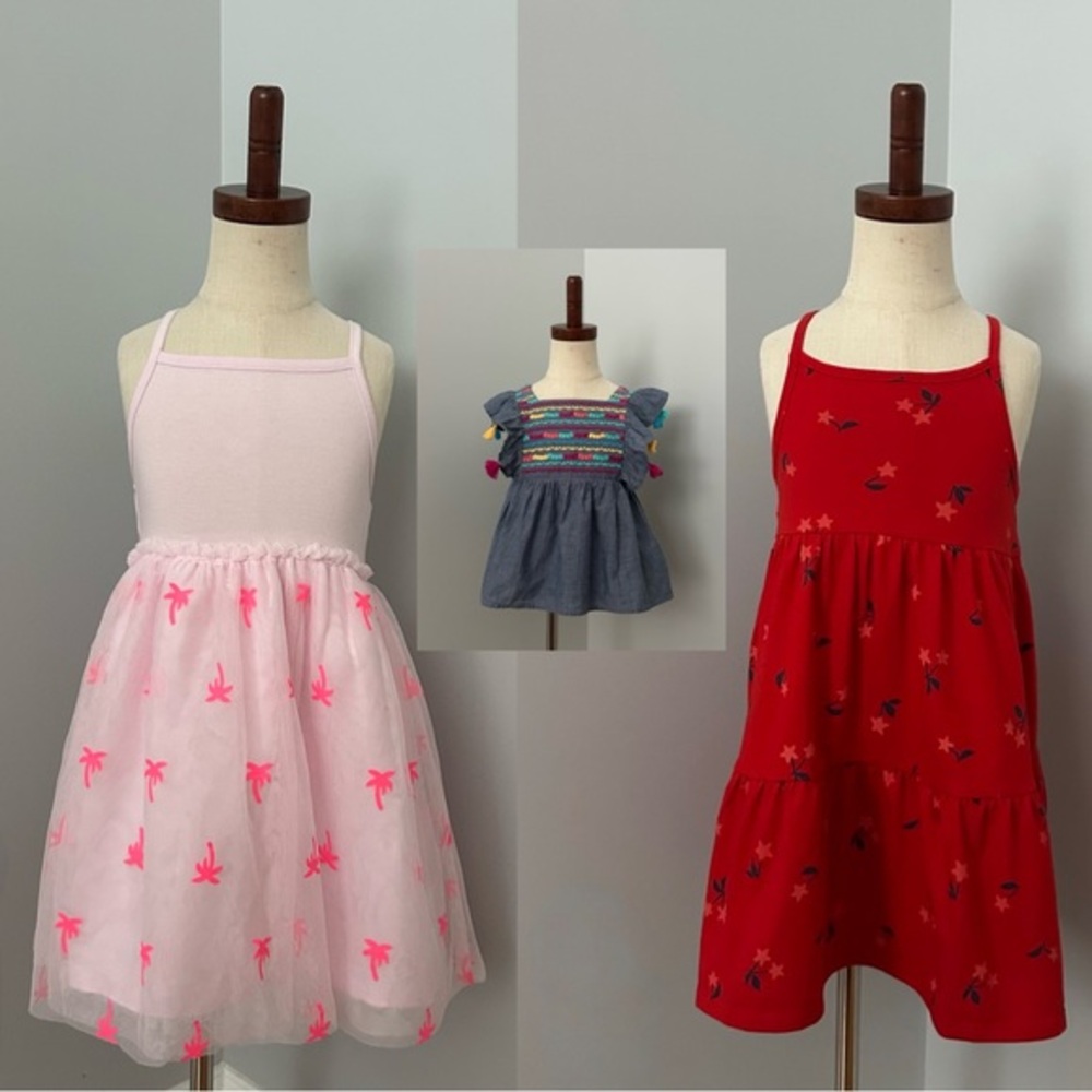 CAT & JACK GIRLS TOP AND DRESSES